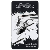 Cretacolor Deep Black Drawing set (10ks)
