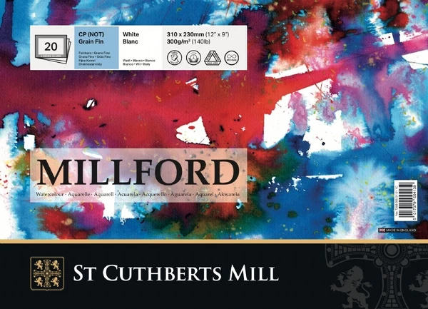 Millford blok lep. - 4 str. 31x23cm 20l CP 300g