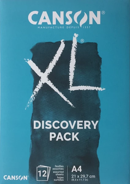 XL Discovery Pack Aquarelle & Mixed Media A4 12l
