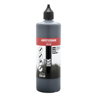 Obrázek produktu - Inkoust akryl Amsterdam 250ml - 735 Oxide Black