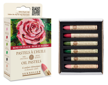 Obrázek produktu - Olejový pastel Sennelier - sada 6 ks Rose in Bloom