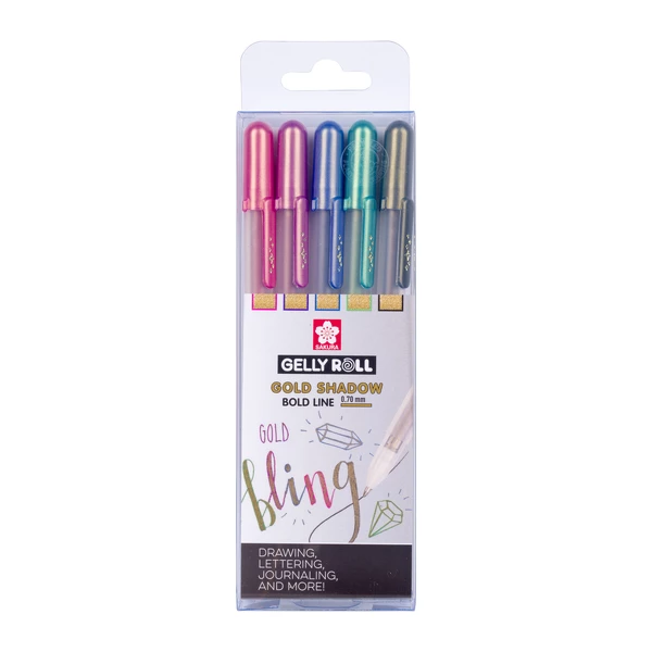 Sada Gelly Moonlight Gold Shadow Set 5A