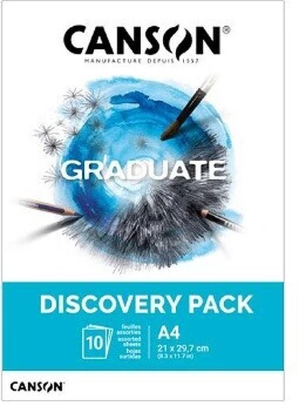 GRADUATE Discovery Pack Assorted papers A4 10l
