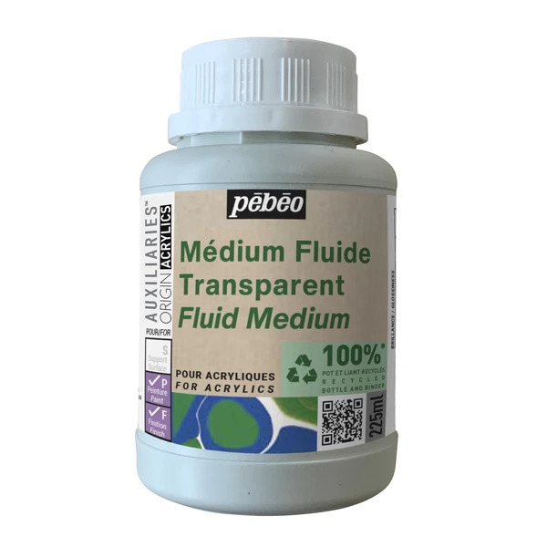 Transparentní tekuté médium Origin Acrylics 225 ml