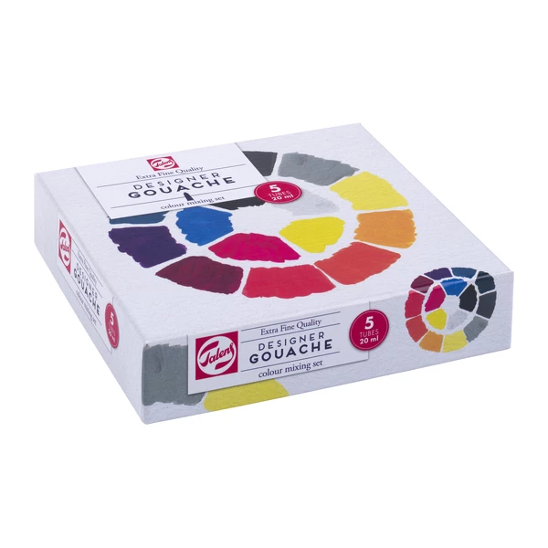 Gouache Colour Mix Set Talens - 5x20 ml