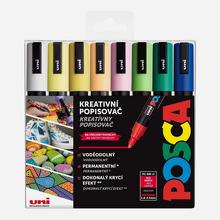Obrázek produktu - Akrylový fix Posca, sada, 8ks  PC-5M SPRING