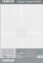 Obrázek produktu - Pauzovací papír 90g A4 50l