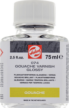 Obrázek produktu - Lesklý závěrečný lak na kvašové barvy - Royal Talens, 75 ml