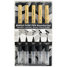 Obrázek produktu - Bimoji Fude Pen - sada 5 kaligrafických per