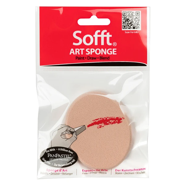 PanPastel Sofft Sponge Big Oval - houbička pro nanášení pastelu, 1 kus