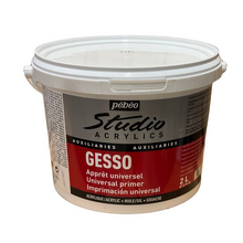 Obrázek produktu - Studio Acrylics Gesso, Pébéo - univerzální akrylový šeps, 2 l