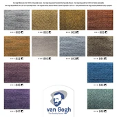 Sada akvarelových barev Van Gogh v tubě - Metallic & Interference, 12 x 10 ml