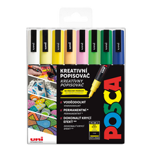Obrázek produktu - Sada akrylových fixů Posca PC-3M - Spring, 8 kusů