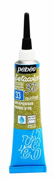 Setacolor 3D Glitter 20 ml - 33 Gold powder