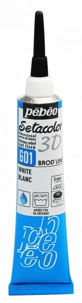 Setacolor 3D Brod´line 20 ml - 601 White