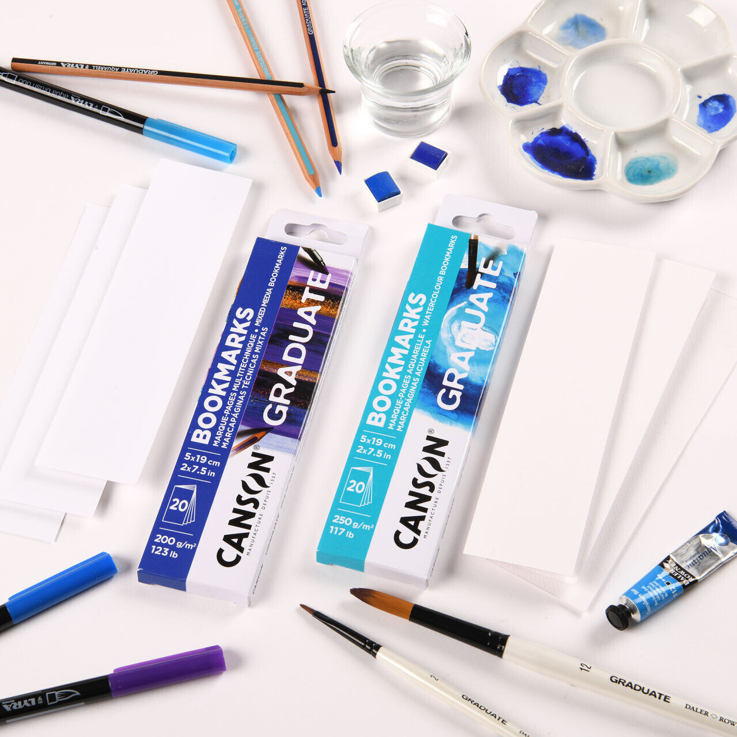 Canson Graduate Bookmarks Mixed Media - záložky pro kreativní tvorbu ...
