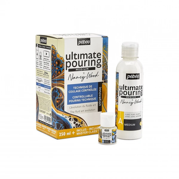 Pebeo Ultimate Pouring Set, 250 ml - 2dílná sada pro pouring techniku