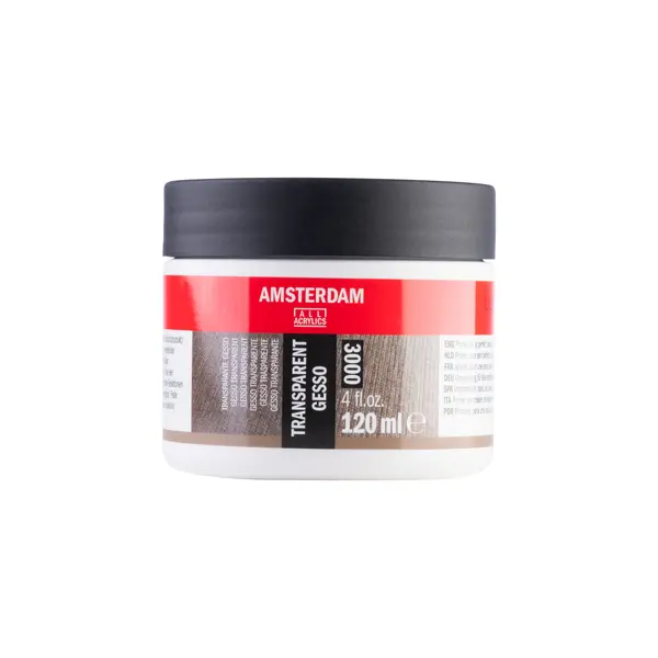 Mini Amsterdam Transparent Gesso - transparentní šeps Amsterdam, 120 ml