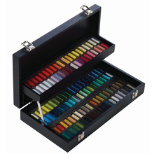 Obrázek produktu - Sada extra měkkých pastelů Sennelier v dřevěném boxu - 120 půlených pastelů