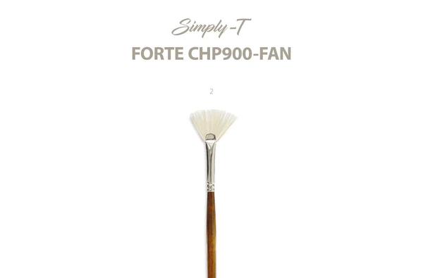 Štětec Simply-T Forte Bristle, vějířek - velikost 2
