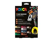 Kombinovaná sada popisovačů Posca PC-3M a PC-5M - Mix barev + bavlněný pytlík