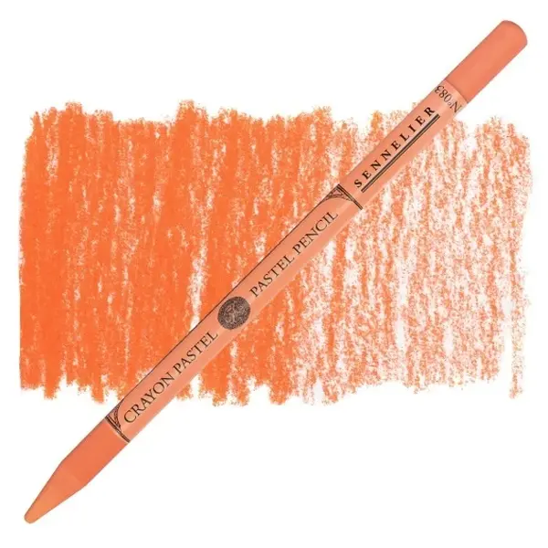 Pastel v bezdřevé tužce, Sennelier - odstín 83 Vermilion