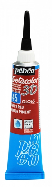 Setacolor 3D Gloss 20 ml - 45 Pepper red