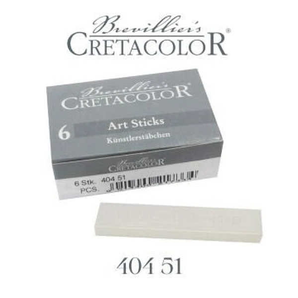 Bílá křída suchý špalík 7x14 mm - 6ks