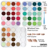 Sada suchých pastelů PanPastel - 53 nových odstínů