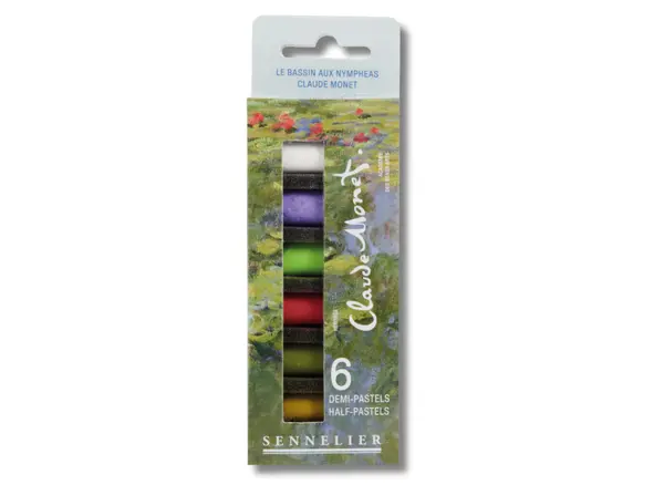 Sada suchých půlených pastelů Sennelier x Claude Monet - 6 odstínů