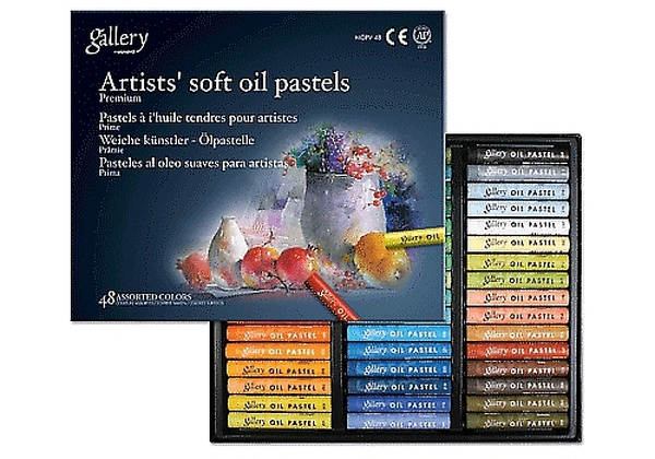Olejový pastel Gallery Artist - sada 48 ks