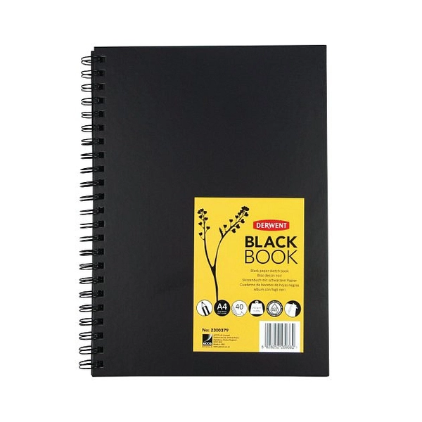 Blackbook Derwent formát A4 200g, 40listů
