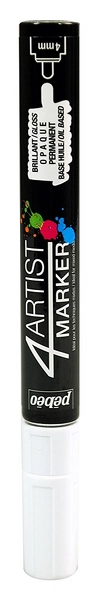 4Artist Marker 4 mm 25 White