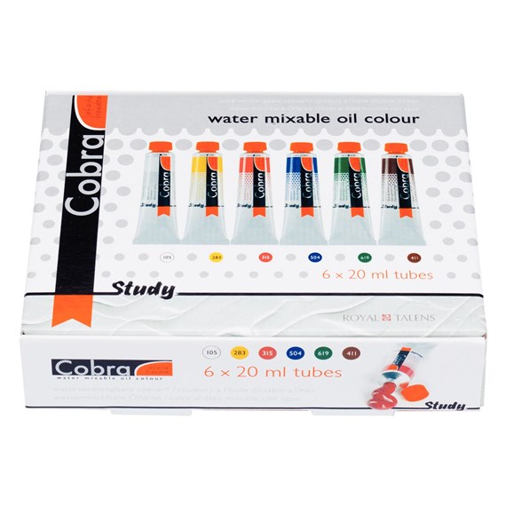 Sada vodou ředitelných olejů Cobra Studio 6x20ml