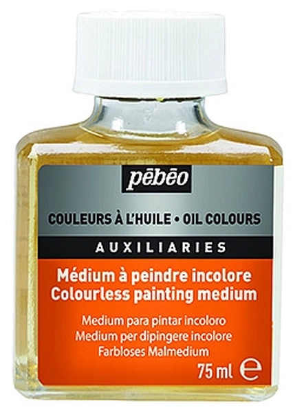 Bezbarvé malířské médium pro olejové barvy 75 ml