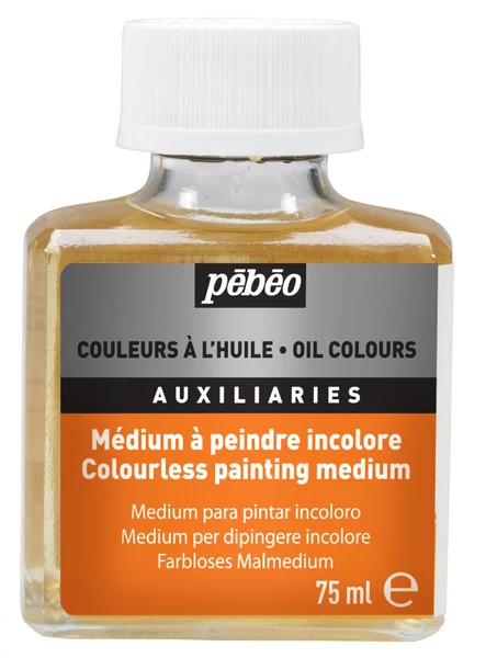 Bezbarvé malířské médium pro olejové barvy Pébéo - 75 ml