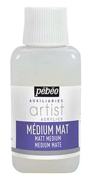 Matné médium pro akrylové barvy 250 ml