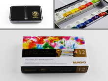 Obrázek produktu - Mungyo akvarelové barvy sada half pan - různé druhy