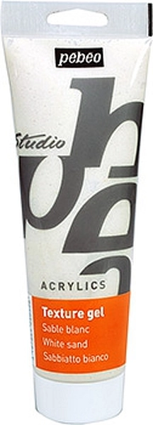 Studio Pískový gel bílý pro akrylové barvy 250 ml