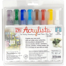 Obrázek produktu - Acrylista Chisel 6 mm Sada 8 barev B Kinder/Bas