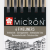 Sada Pigma Micron Black - technické fixy 6ks