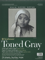 Obrázek produktu - Toned Grey skicák kr.vaz. 27,9x35,5cm 24l 118g 