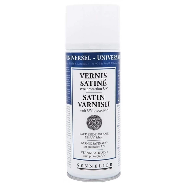 Saténový lak AntiUV pro olej a akryl sprej 400 ml
