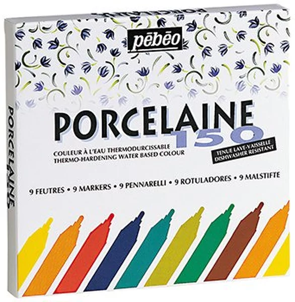 Porcelaine 150 sada 9 fixů (klasický hrot)