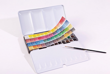 Obrázek produktu - Sada akvarelových barev v plechové krabičce 48ks