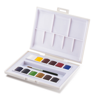 Obrázek produktu - Cestovní sada akvarelových barev 12ks 
