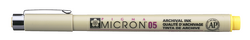 Pigma Micron - technický fix 05 (0,45 mm) 3 Yellow