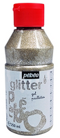 Obrázek produktu - Glitter gel 250 ml - stříbrná