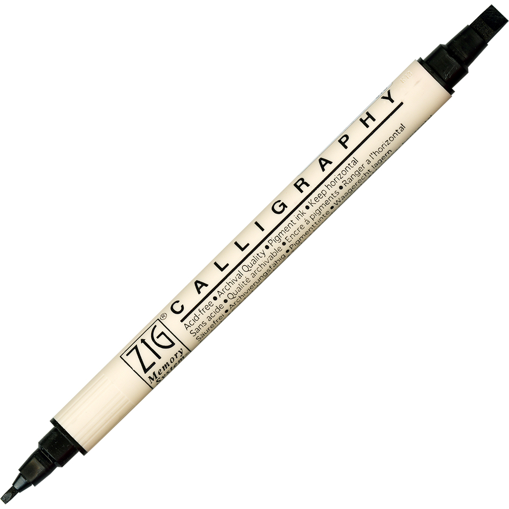 K MS Calligraphy 2 mm/5 mm 010 Black