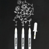 SAK Basic White Gel Pen 05